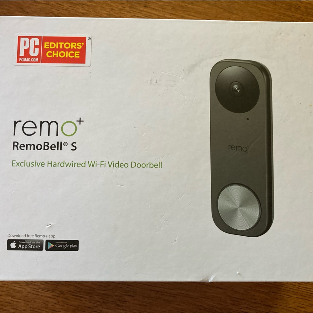 RemoBell Exclusive Hardwired Wi-Fi Video Doorbell.